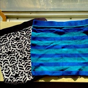 2 Mini Sweater Skirts